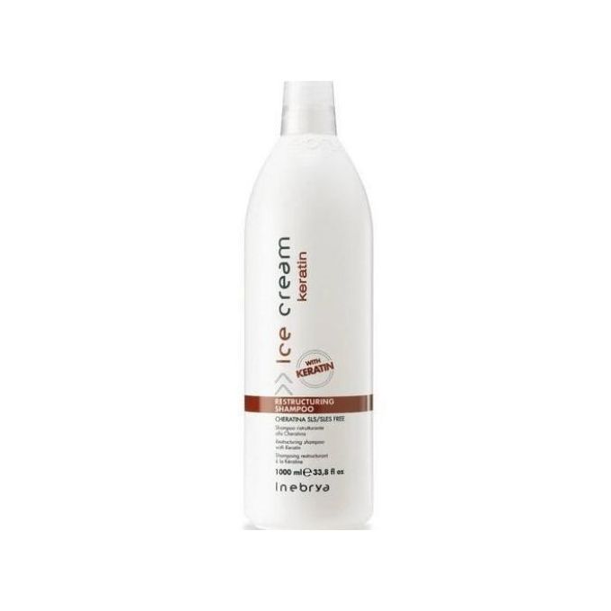 Inebrya Shampoing Keratin, Sans Sulfates 1000ml