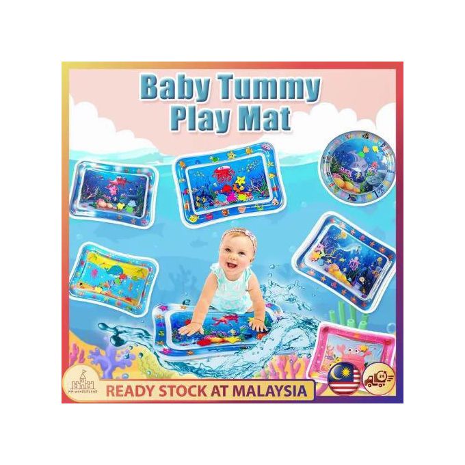 Tapis de Piscine Gonflable LLOVE pour Bébé, Coussin de Jeu Rempli d'eau,  Amusement d'Activité Enfant, Aide à Développer les Compétences