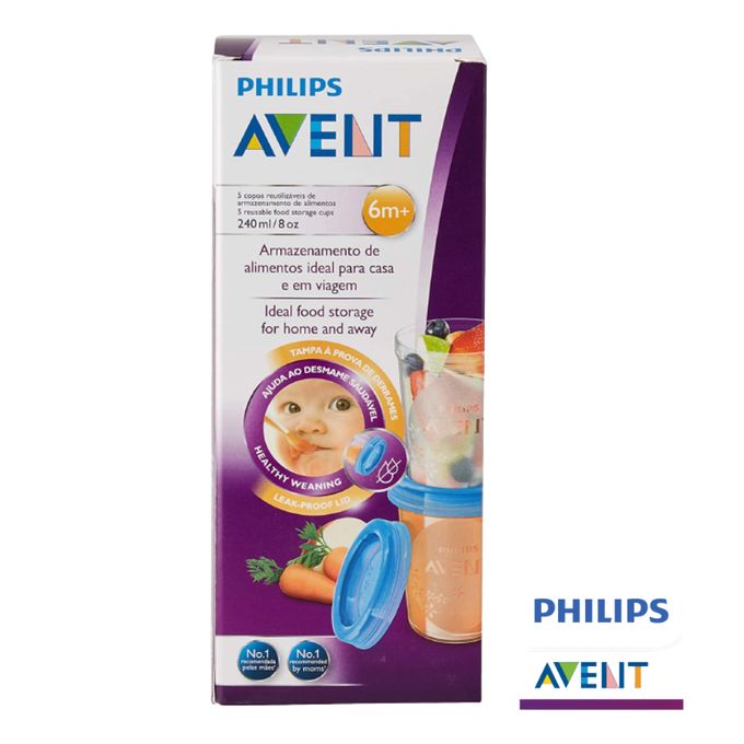 Philips Avent Lot De 5 Pots De Conservation Et Leurs Couvercles Vissables 240 Ml A Prix Pas Cher Jumia Maroc