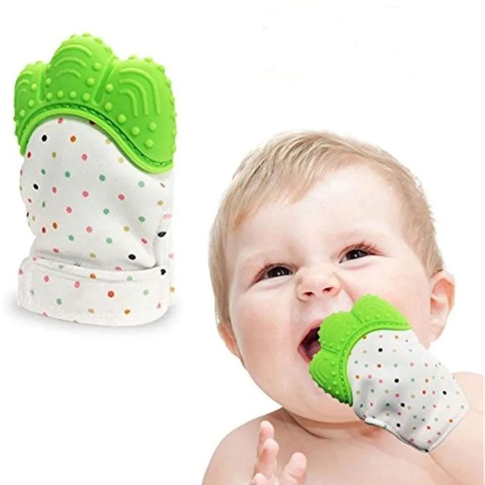 NEPAK 4 Pcs Gant de Dentition pour Bébé,Mitaines de Dentition pour Bébés,Moufle  Jouet de Dentition en Silicone,Âge 3–12 Mois Protéger Bébé(Style de Bande  Dessinée,Vert Vif + Rose) : : Bébé et Puériculture