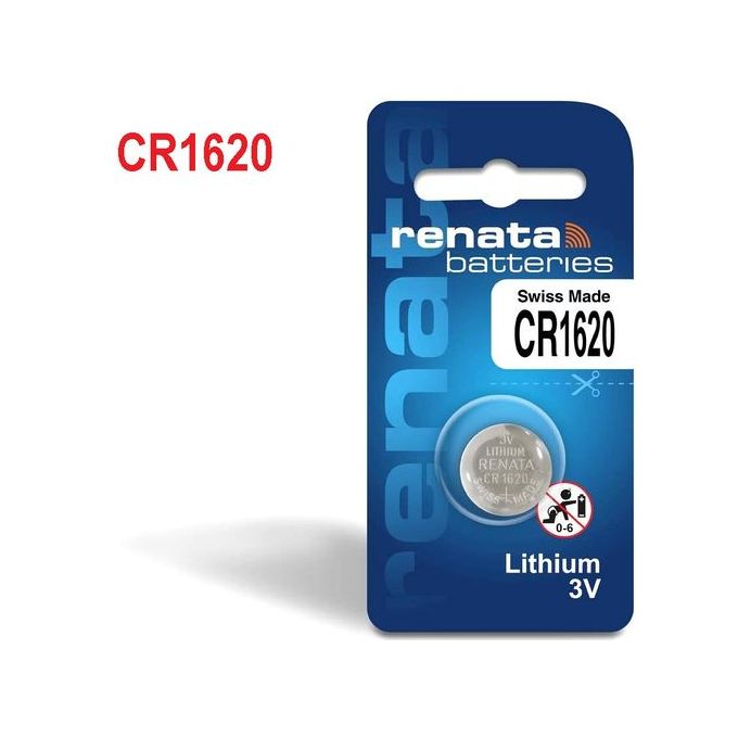 Renata CR1620 Lot DE 1 Pile AU Lithium 3V