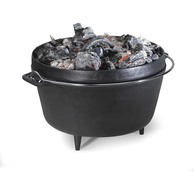 Barbecook Cocotte en fonte 9 Litres pour Barbecue Junko