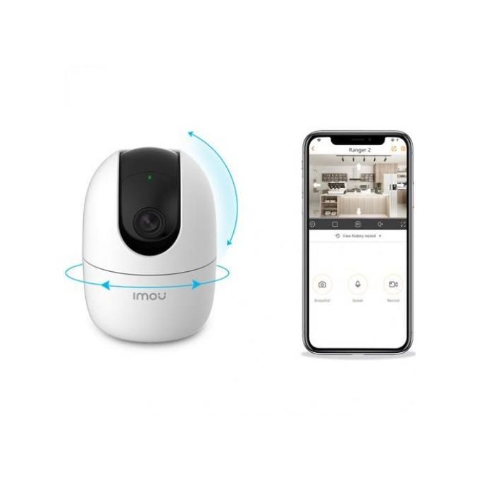 Dahua Camera Wifi 360° 2MP Sans fil Full HD avec Micro Imou Ranger 2