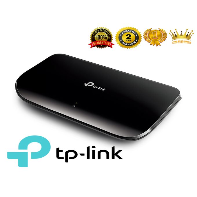 TP-Link TL-SG1008D Switch 8 Ports Gigabit (Bureau, Boîtier Plastique)