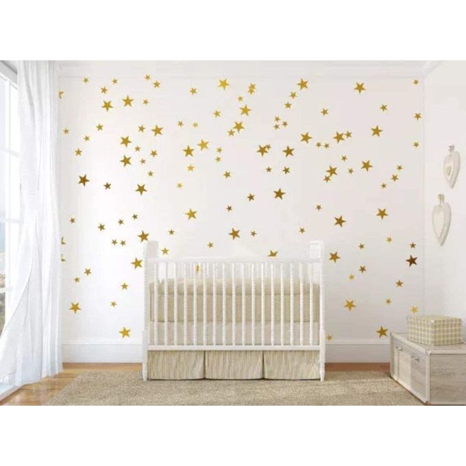 Generic 55 Mixtes Taille Etoiles Stickers Dore Muraux Autocollant Kid Art Chambre D Enfant Decoration Chambre A Coucher En Vinyle A Prix Pas Cher Jumia Maroc