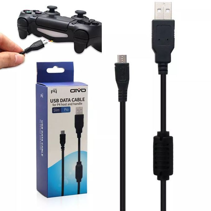 Cable de charge USB pour Manette PS4 Playstation 4 Slim & Pro 2 Câble de  données
