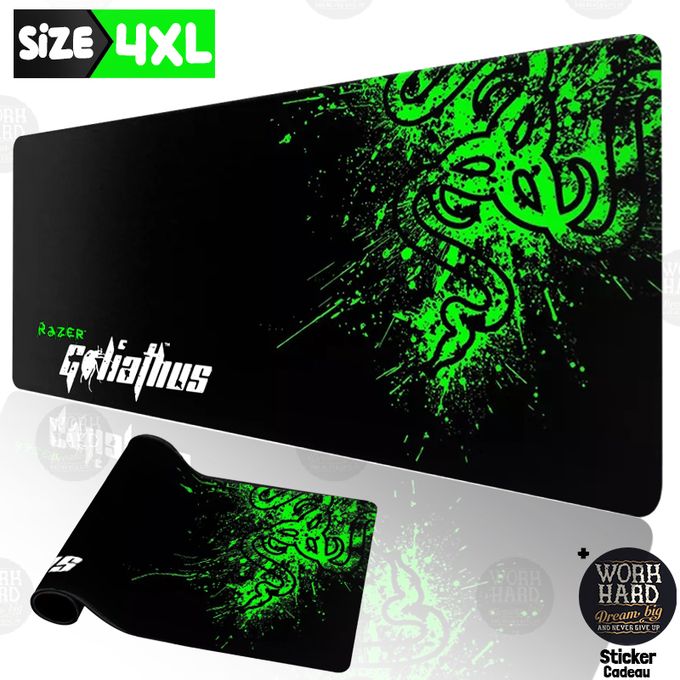 Generic Tapis de souris XXL haute qualité pour PC ,bureau ROG-Electronic  +Sticker cadeau à prix pas cher