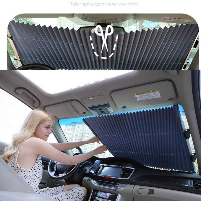 60% livraison directe!! Pare-brise pliable pour voiture, 1 pièce, couverture  de pare-soleil