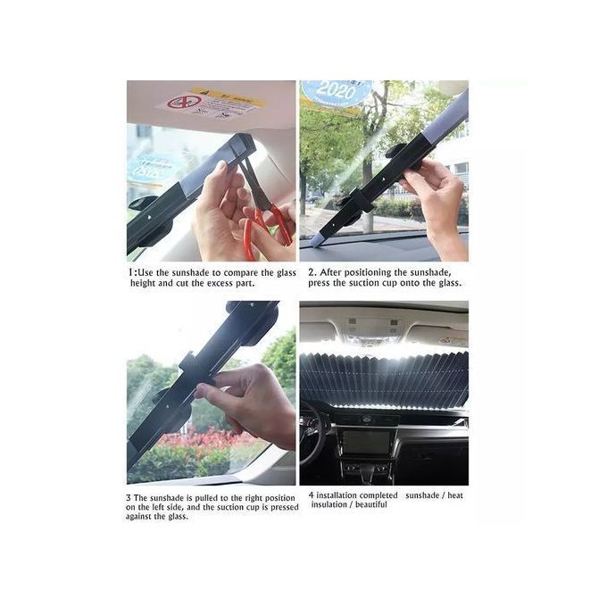 Baseus rétractable voiture pare-soleil pare-brise pare-soleil protecteur  pare-brise pare-soleil pare-soleil couverture Auto avant voiture Protection  de fenêtre, ✓ Meilleur prix au Maroc et ailleurs