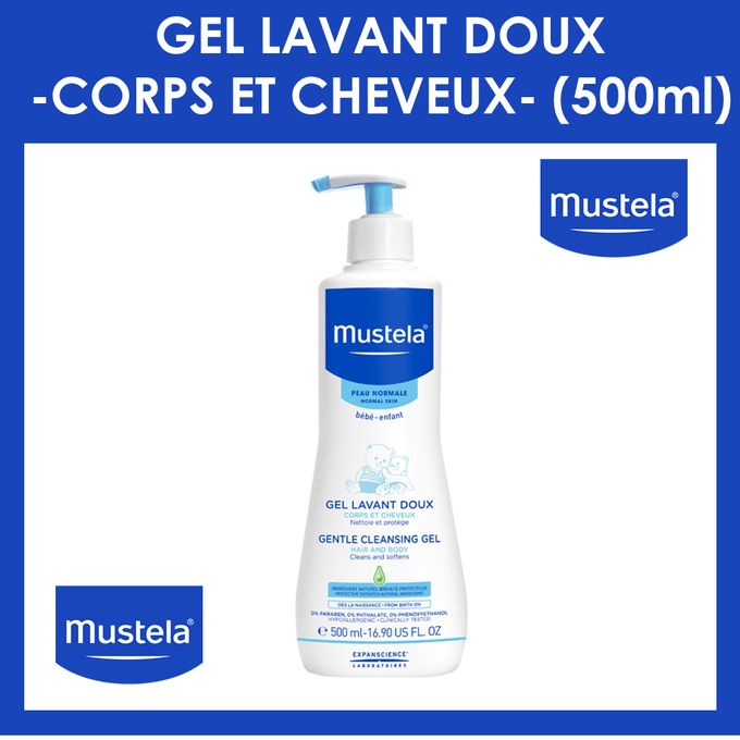 Mustela Gel Lavant Doux Corps et Cheveux 500ml