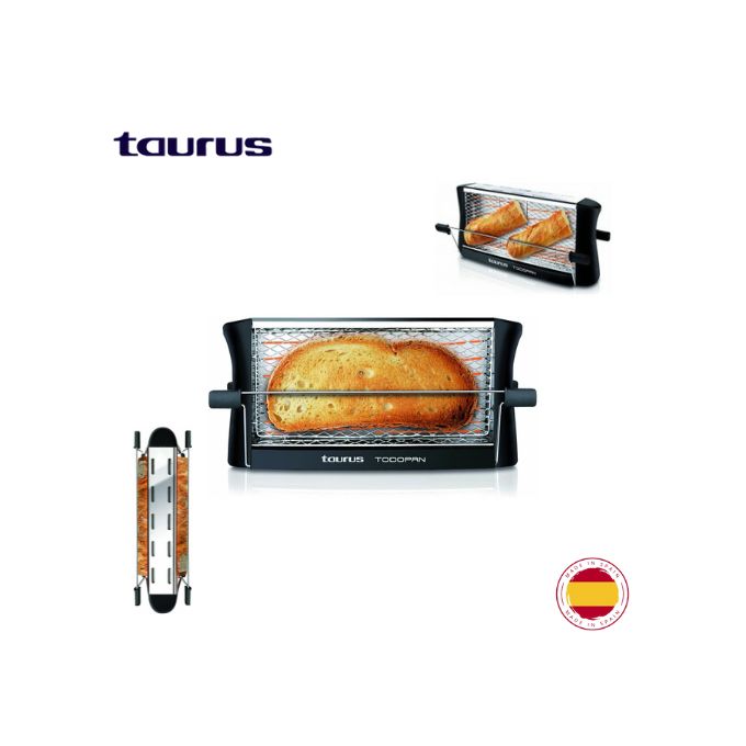 Taurus Toaster grille-pain plat original d'spagne 700W s'adapte a tous les  type de pain à prix pas cher