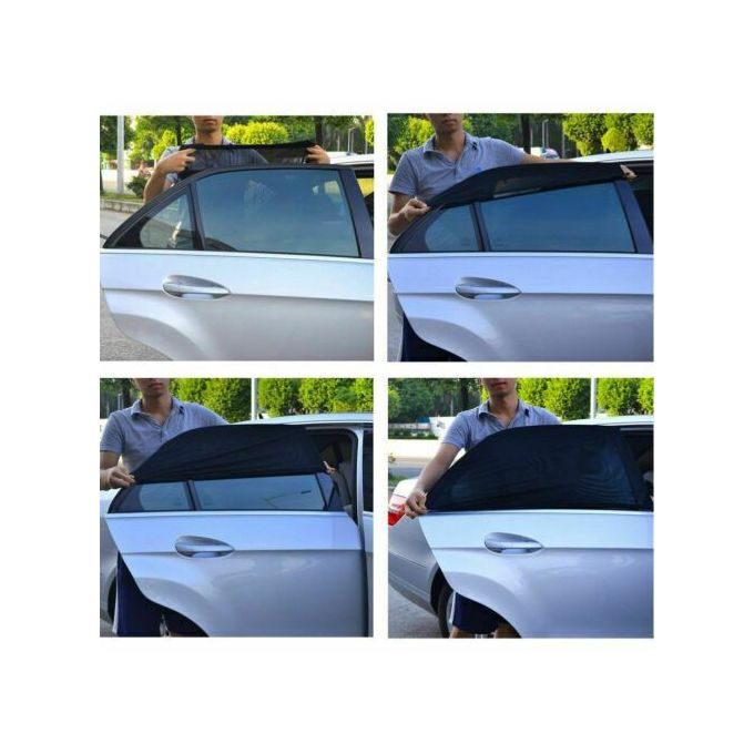 Generic 2x Paresoleil de voiture vitre latérale arrière protection