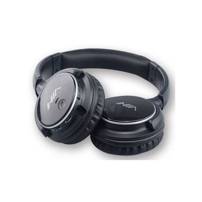 Nia Casque Wireless Bluetooth Android - Apple Avec Lecteur Micro SD - FM  Radio - Aux-entrée - Style hommes et femmes Noir Haute qualité à prix pas  cher