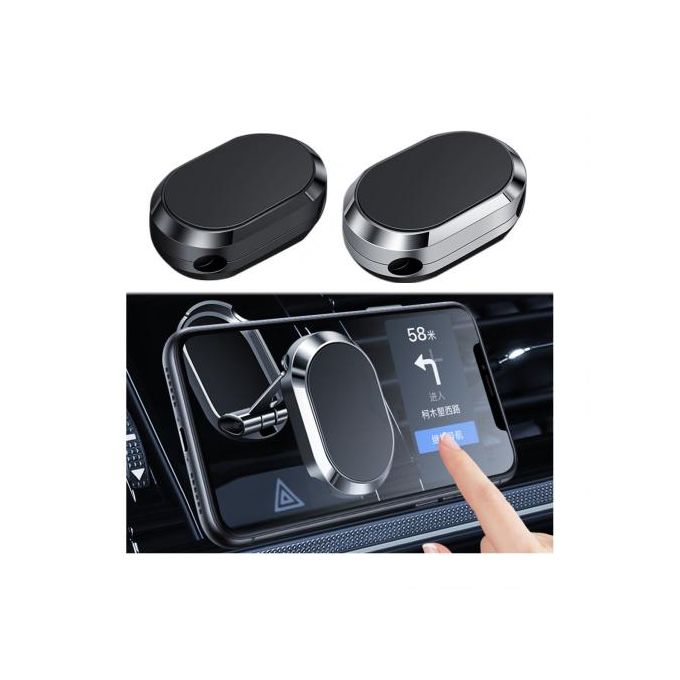 Support téléphone voiture Magnétique pliable Rotatif Maroc à prix