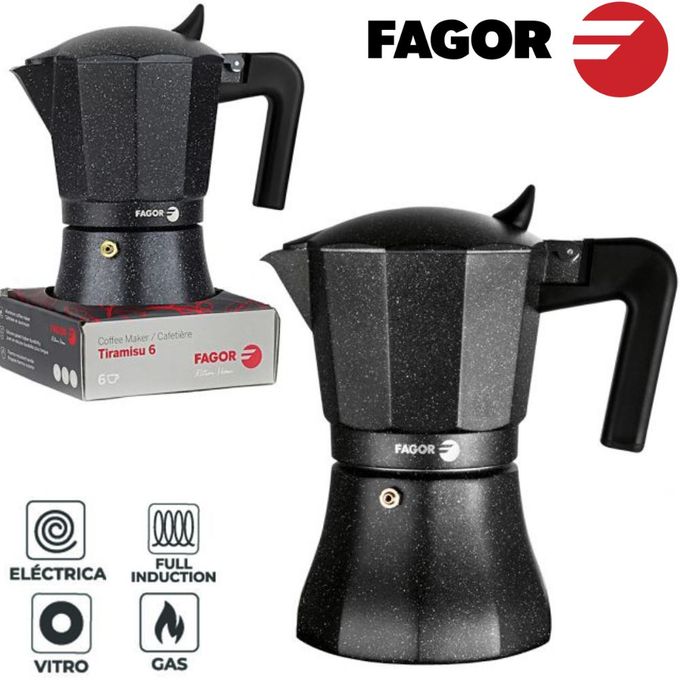 Fagor cupy cafetière expresso italienne induction aluminium 9