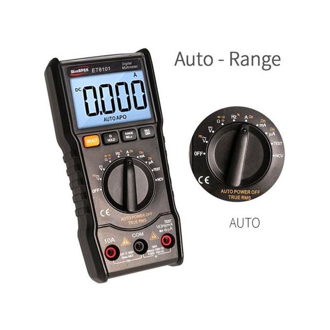 Generic Multimètre Digital automaique, Metrix Testeur Ampèremètre Voltmètre  Auto Rang AC/DC à prix pas cher