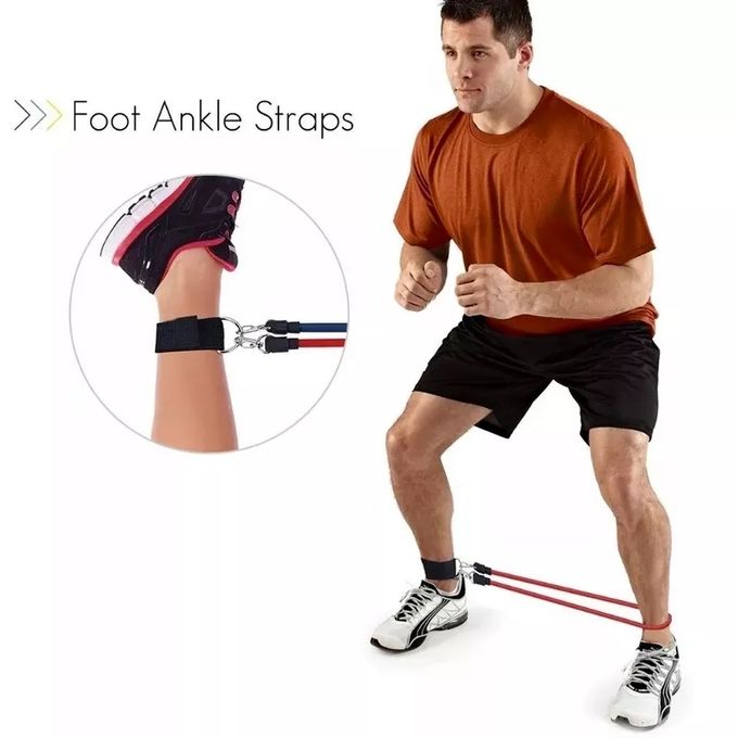Bande de résistance en latex sports tube de yoga cordon de serrage en  caoutchouc expanseur élastique équipement de fitness