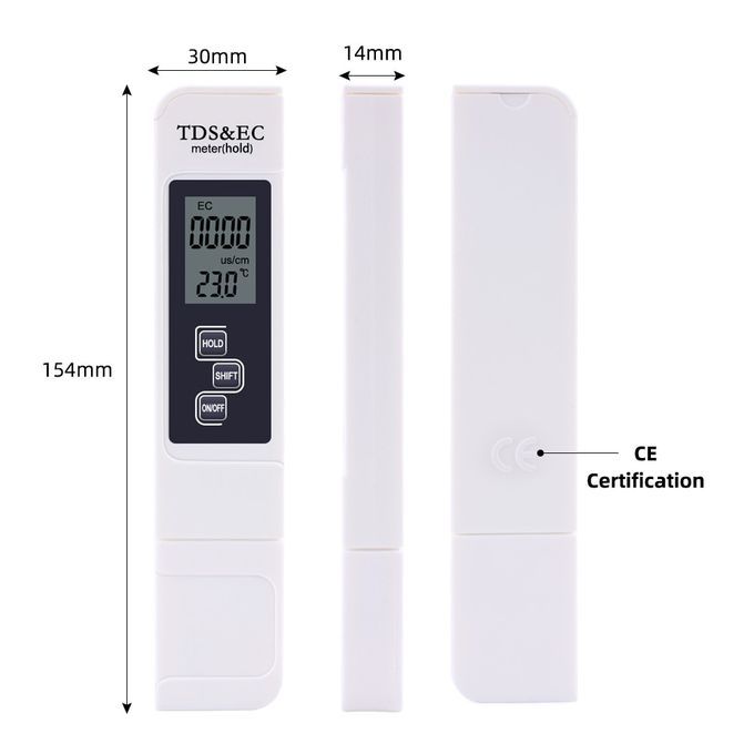 Generic Testeur de PH numérique LCD 0.01, haute précision, pour