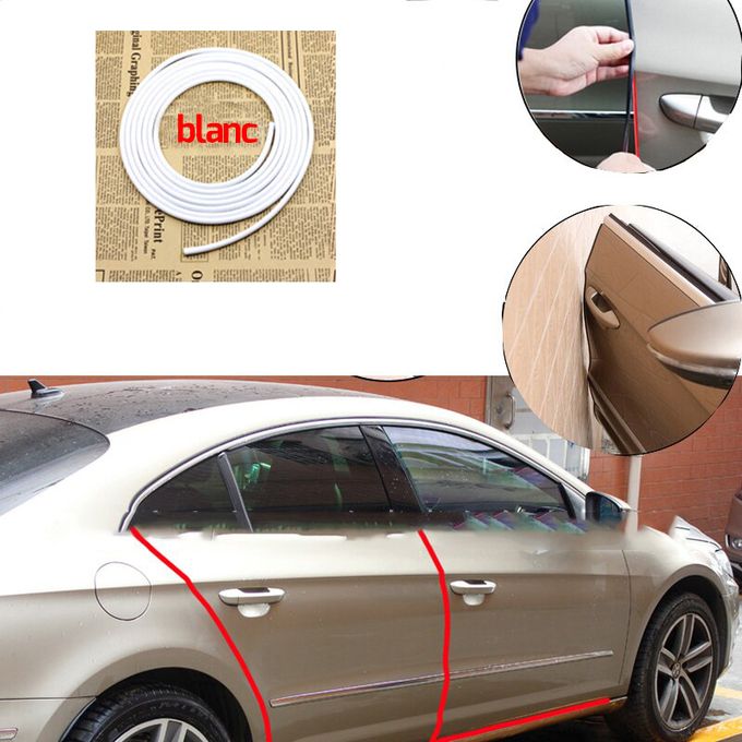 Generic 5M Bord de porte de voiture Protection contre les rayures Bande de  protection bandes d'étanchéité Anti-friction bricolage à prix pas cher