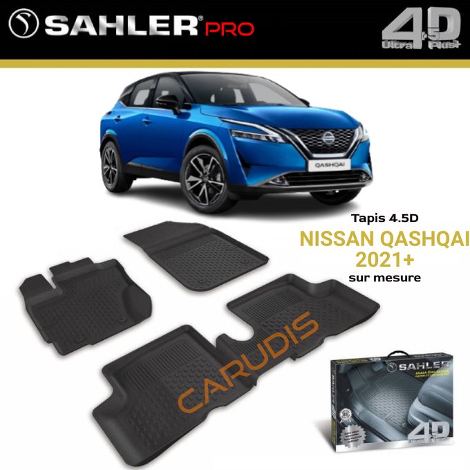 SAHLER Tapis 4.5D Nissan Qashqai sur mesure exacte sans odeur