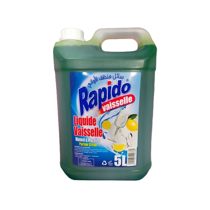 Rapido Savon Liquide Vaisselle Manuel Et Machine Citron 5l A Prix Pas Cher Jumia Maroc