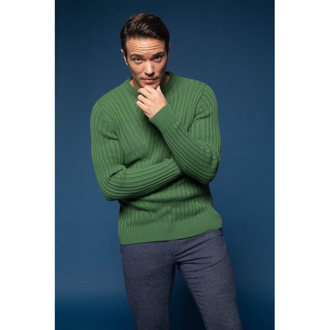 Defacto Slim Fit Crew Neck Pullover