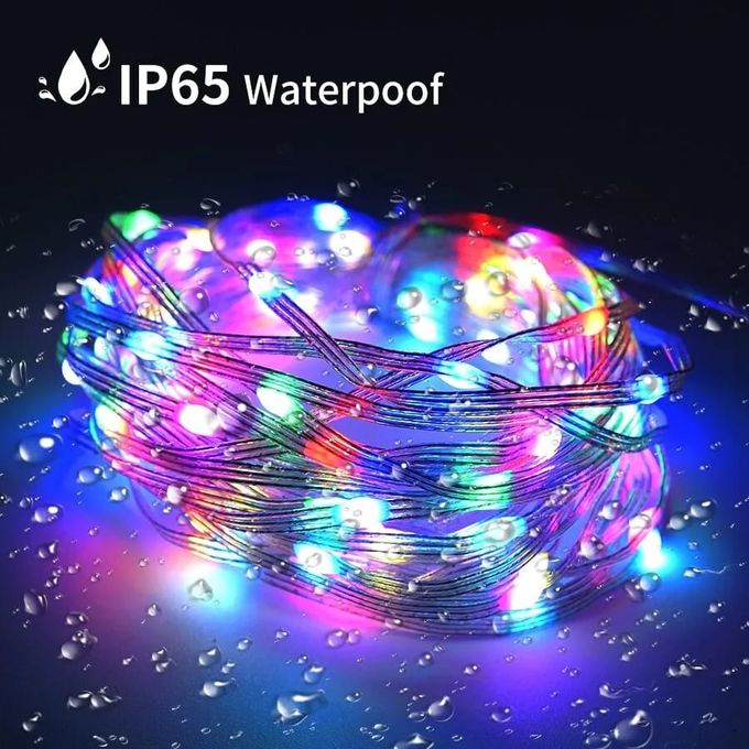 Guirlande lumineuse à LED WS2812B, couleur de rêve, adressable  individuellement, décoration de fête de noël ou d'anniversaire, étanche  IP67, DC5V - AliExpress