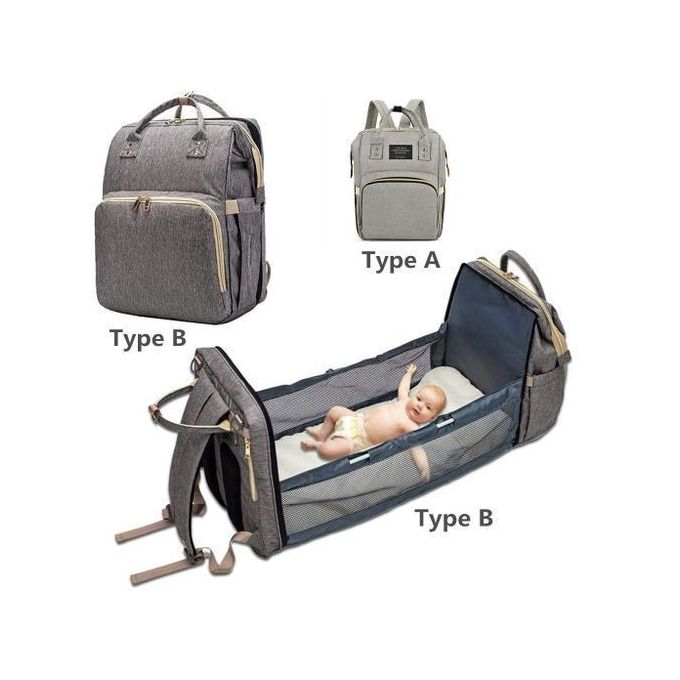 Generic Sac à Dos de Maternité lit Portable pliable pour Bébé, Porte bébé,  Sac de Voyage pour Nouveau-Né multifonction à prix pas cher