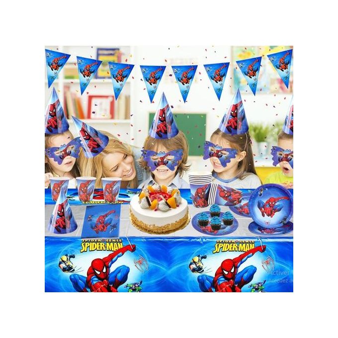 Packs de fête personnalisés Spiderman Felt Mask! Cadeaux de fête  d'anniversaire Spiderman !