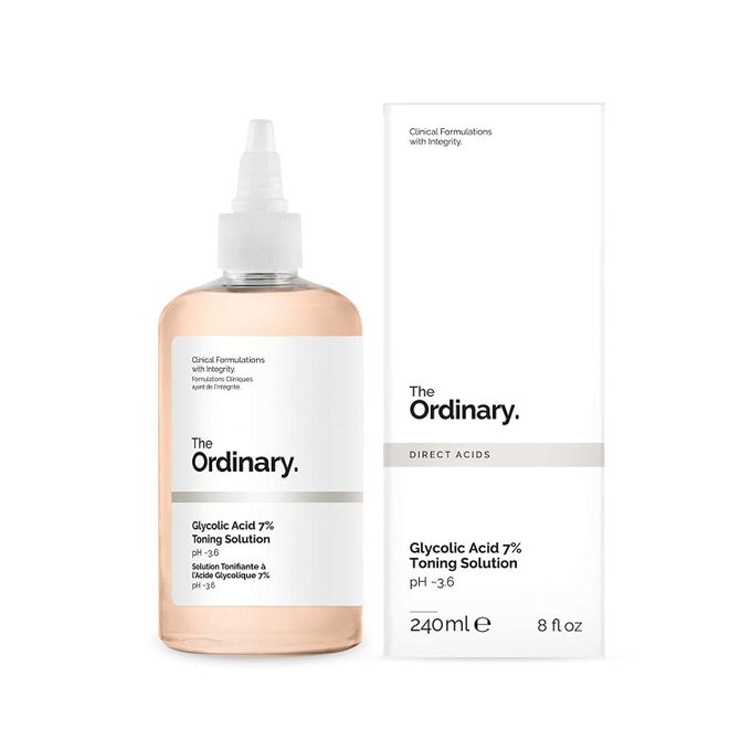 The Ordinary Solution Tonique 7% Acide Glycolique, 240ml > Made in CANADA