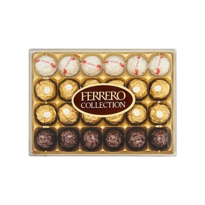 Ferrero Rocher Coffret Collection 24 pièces Rochers, Rond chocolat