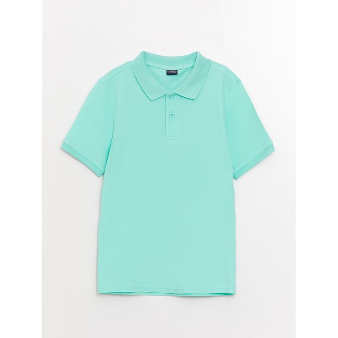 Lc Waikiki Polo Neck Basic Short Sleeve Boy T-Shirt