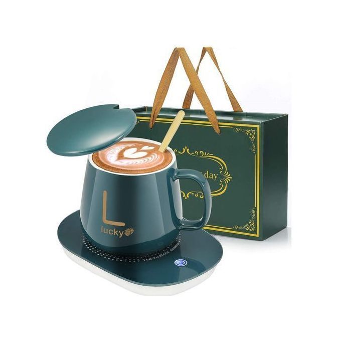 Generic Tasse à Café, Mini Porte-théière Portable, Base chauffante, Avec  Support à prix pas cher