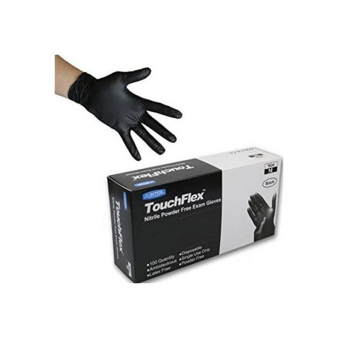 Gants 100% Nitrile jetable (boite de 100) 