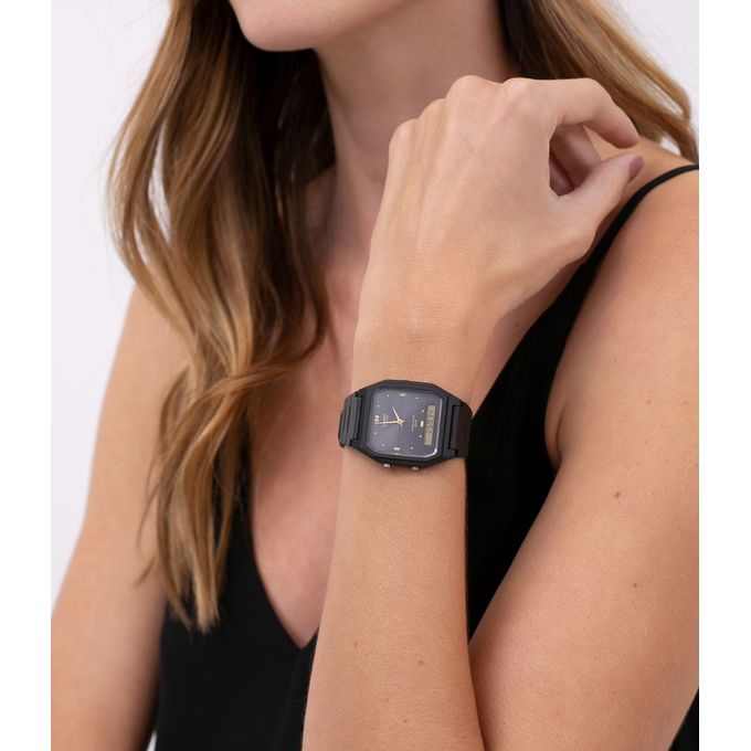 Casio Montre unisexe analogique num rique avec bracelet en r sine