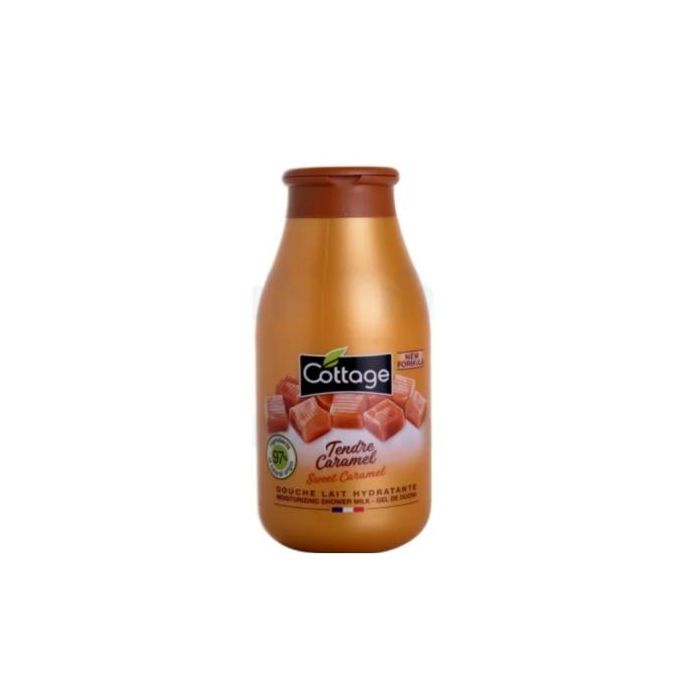 Douche lait hydratante tendre caramel 250ml - COTTAGE