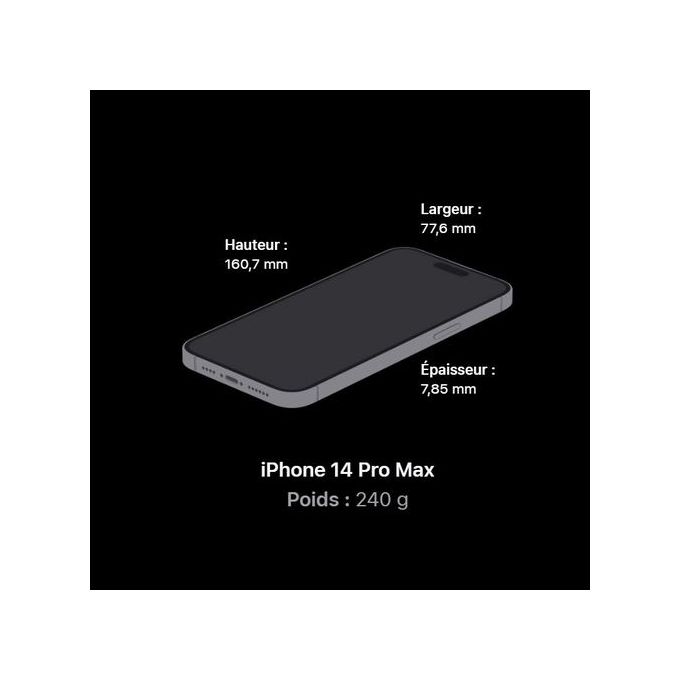 An image of the Apple iPhone 14 Pro Max 128GB Violet Intense 6,7's Deep Purple 6Gb RAM