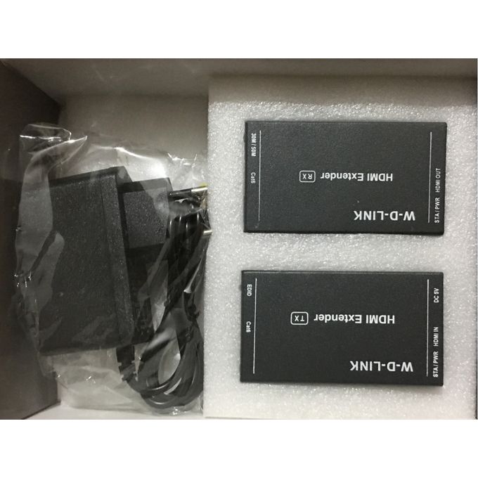 HDMI Extension 30M-50M CAT 6  -  Extension  HDMI 30M-50M CAT 6  DC 5V