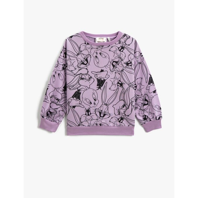 Koton SWEAT POUR FILLE - MOTIFS LILAS