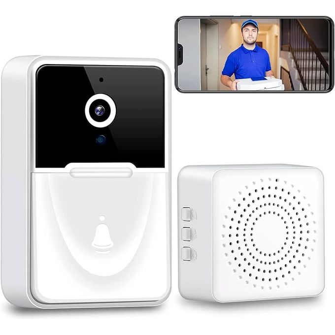 Interphone vidéo WiFi Anjielosmart pour appartement maison Tuya sonnette  vidéo porte téléphone WiFi système d'interphone vidéo sans fil pour la  maison