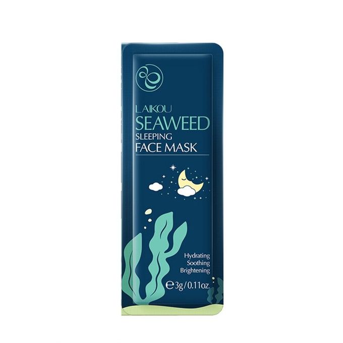 Laikou Masque de sommeil seaweed au collagène, nourrissant, réparation de la peau, 3g