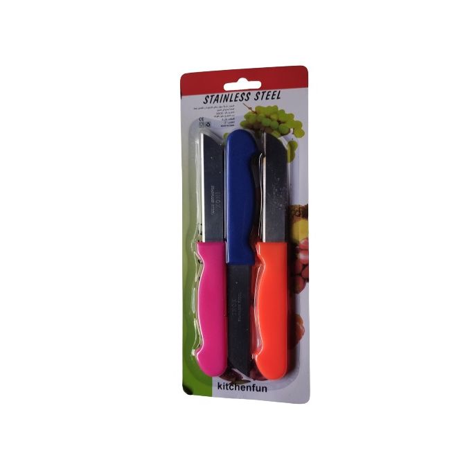 3PCS Noir Pas de boîte - Ensemble de couteaux à fromage, couverts  arc-en-ciel rouge, 3 pièces, épluche-beurre - Cdiscount Maison