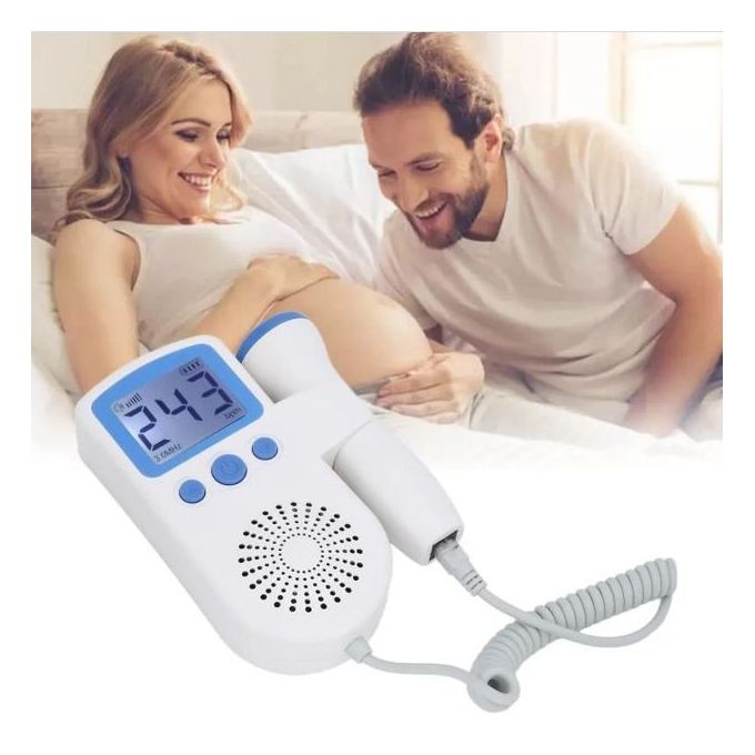 Generic Moniteur de fréquence cardiaque portable pour bébé enceinte,  détecteur d'échographie sonore fœtale à prix pas cher