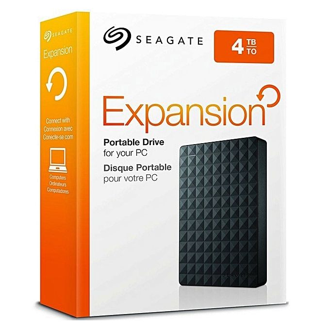 Seagate Disque dur externe 2,5" 4 TB ( 4To) Expansion USB 3.0 Portable pour PC, Xbox One et