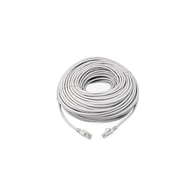 Generic Cable reseau ethernet RJ45 3M Cat.6 Gris, qualité Pro, Haut débit -  8 fils