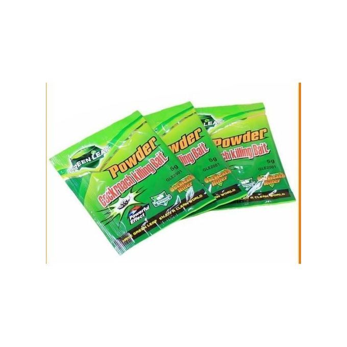 Green Leaf 12 sachets Poudre de feuille verte antiparasitaire Lutte contre  les cafards - Prix pas cher