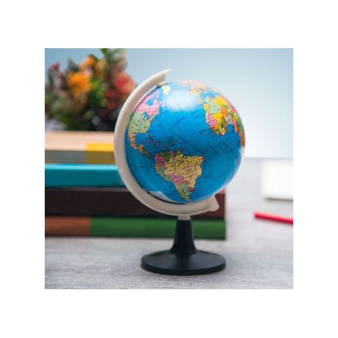 Globe Terrestre Rotatif Avec Carte Détaillée - 38 Cm - Pour Salle De Classe, Apprentissage à La Maison - Enfant