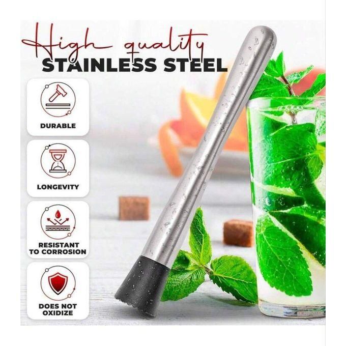 Pilon à cocktail - Inox - 20,5 cm - Ergonomique - Lave-vaisselle