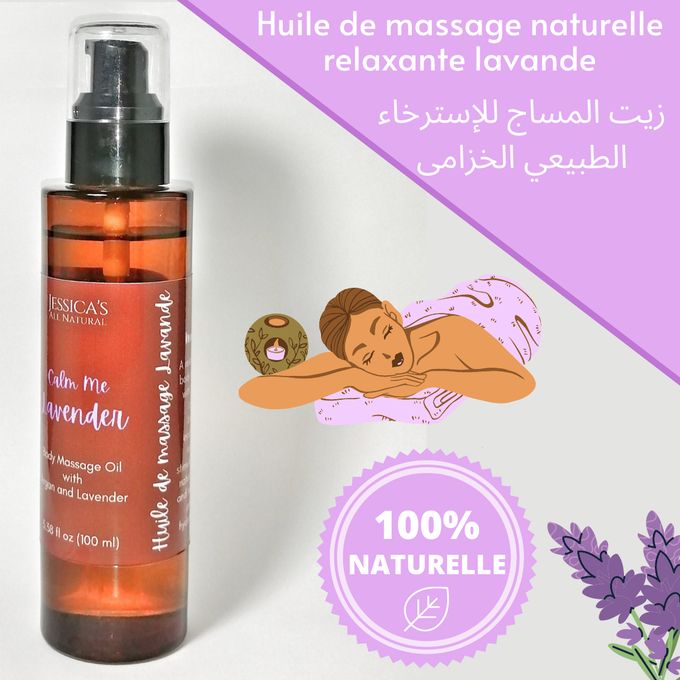 Huile de Massage Relaxante à la Lavande