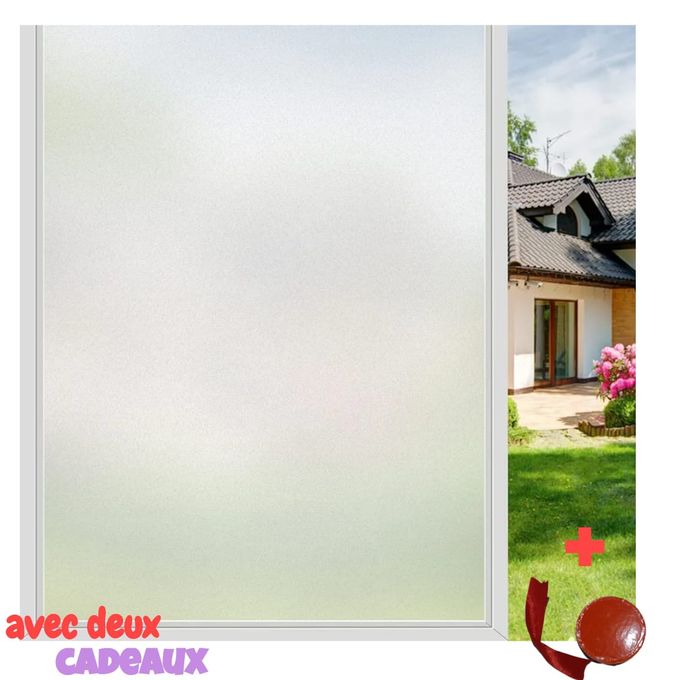 Film vinyle blanc perforé pour fenêtre, impression à sens unique, film  auto-adhésif, 50x500cm - AliExpress